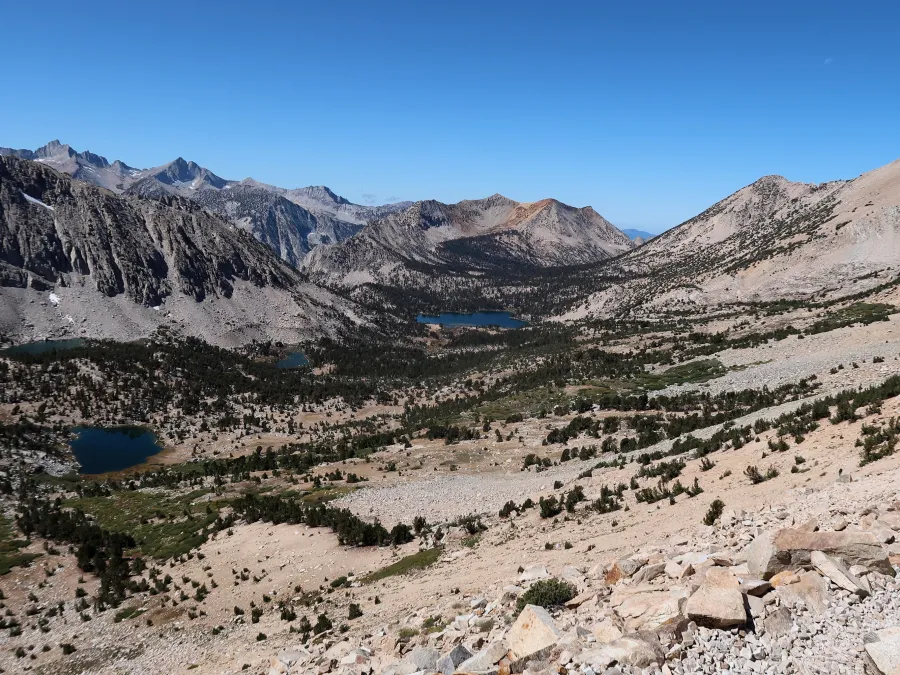 A view from Kearsarge Pass