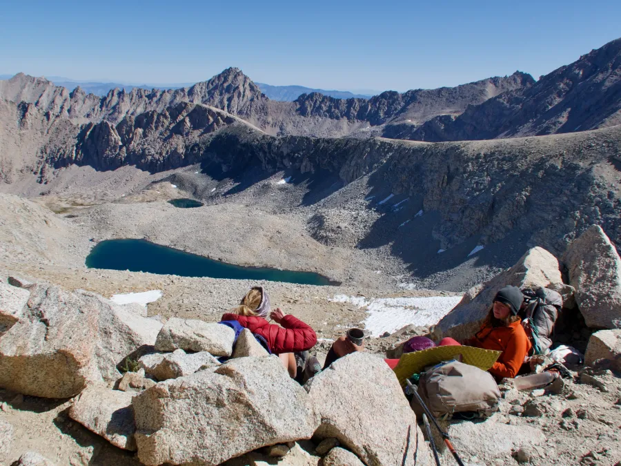 Relaxing at Forester Pass