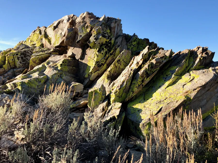 A glacial erratic