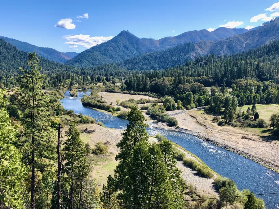 The Klamath River at Seiad Valley