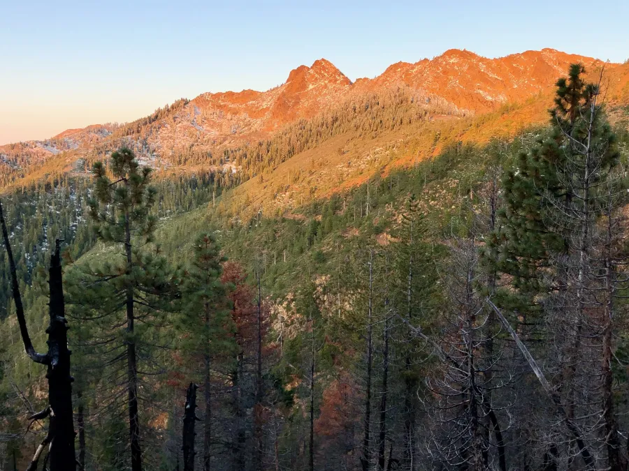 Alpenglow on Red Butte