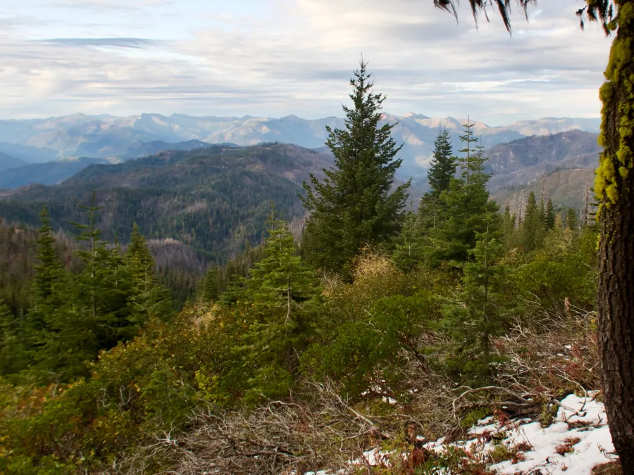 Almost sunset in Marble Mountain Wilderness