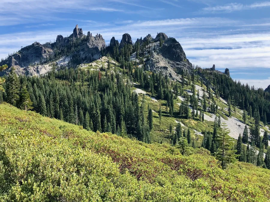 A closer view of Castle Crags