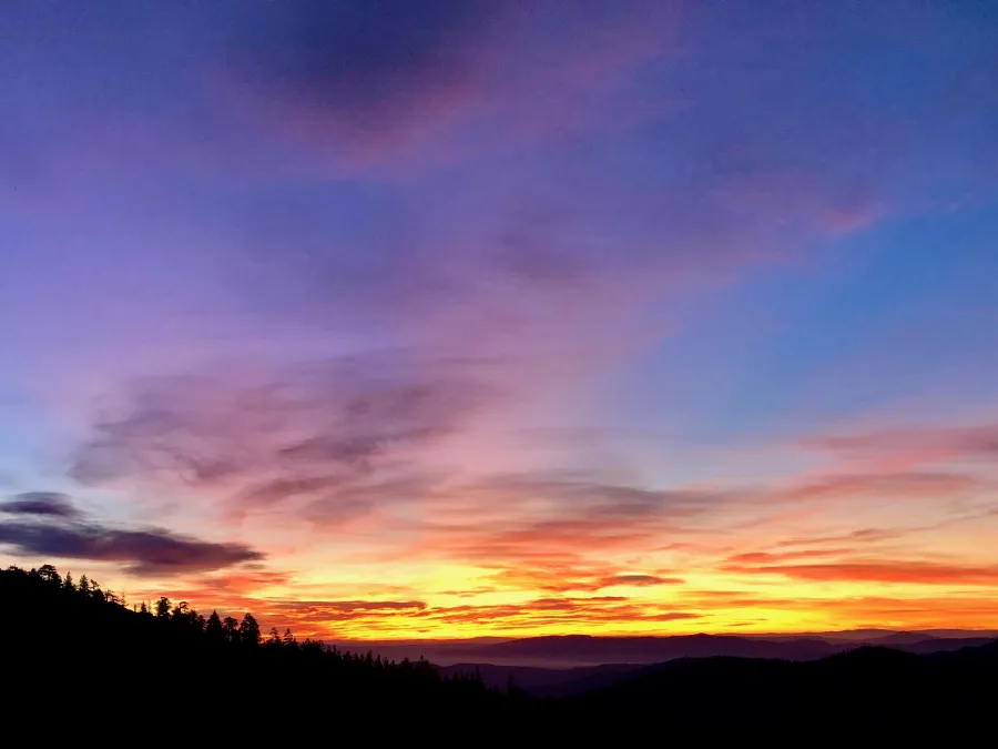 Sunrise on the Pacific Crest Trail
