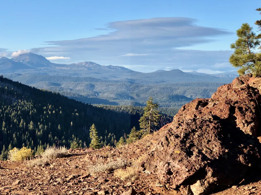 Clouds over Lassen Peak
