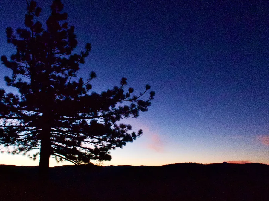 Dusk on the PCT