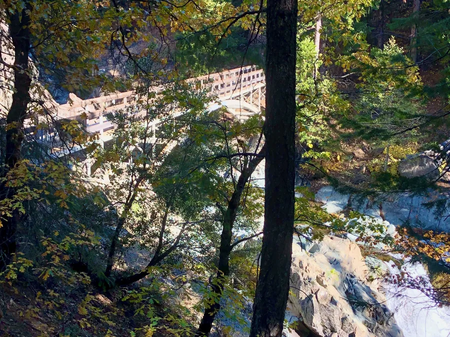 Footbridge over the North Yuba River