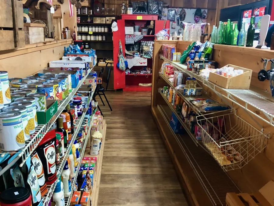 Inside Iron Bridge General Store and Café