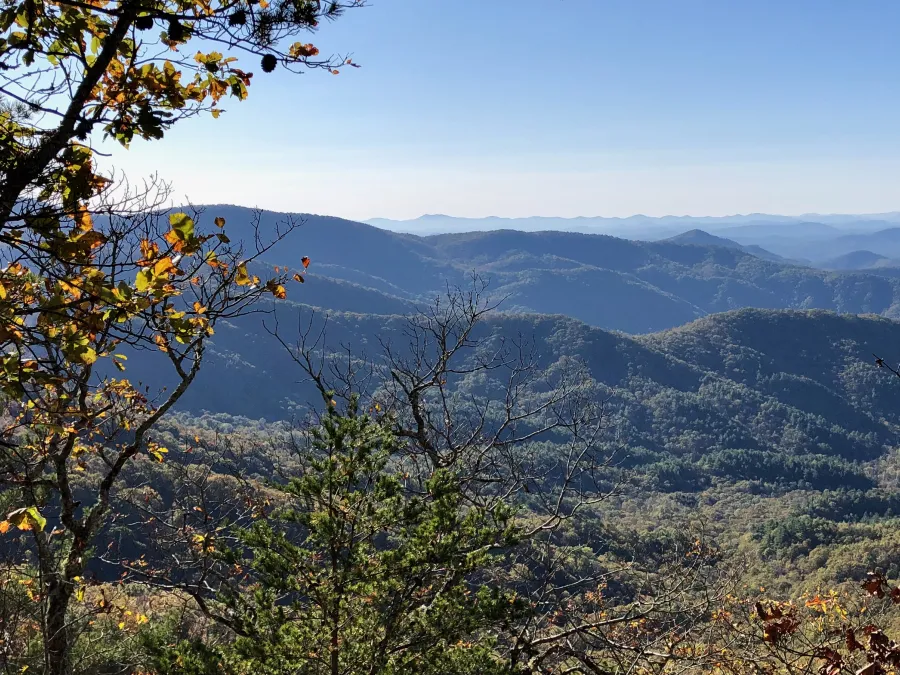 A view that includes Blood Mountain
