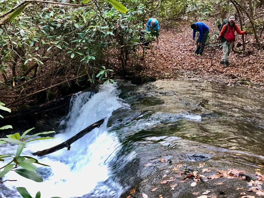 Brookshire Creek and waterfall