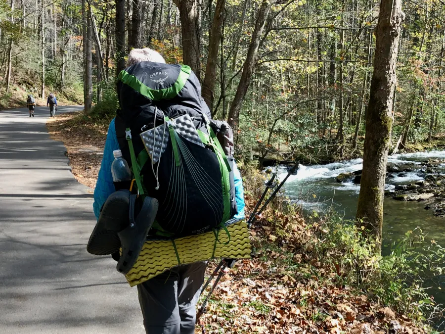 Returning to the trail