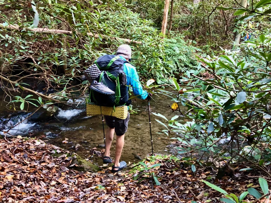 Tengo Hambre crosses Brookshire Creek