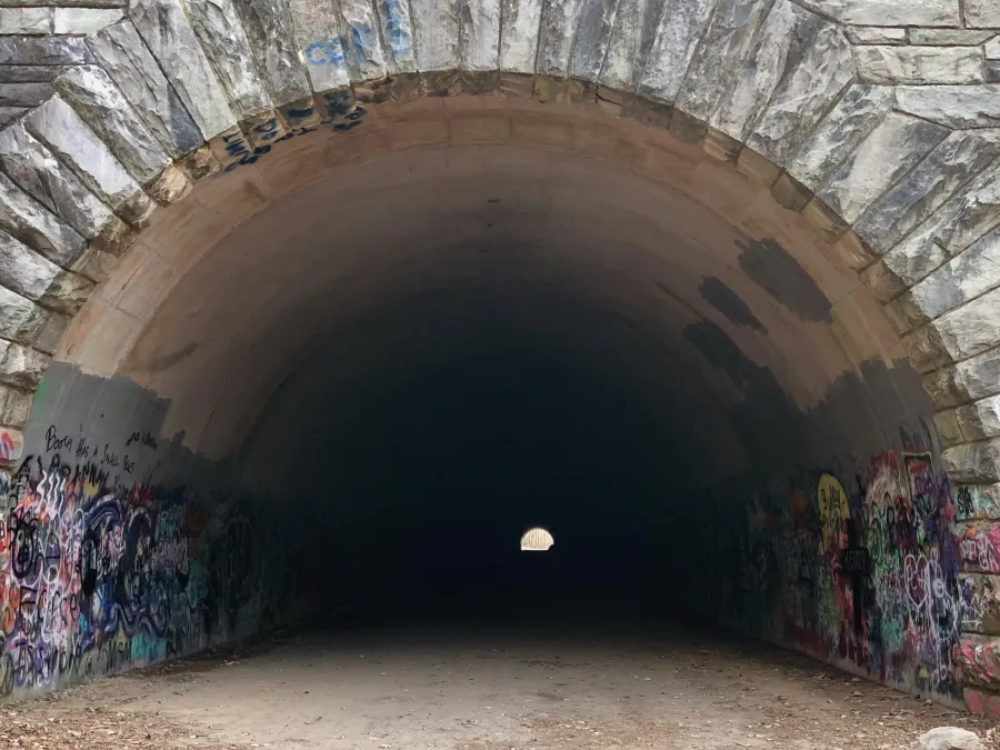The Road to Nowhere tunnel