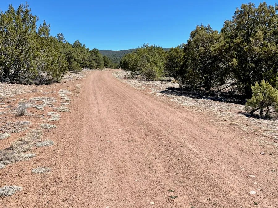 Continuing on a gravel road 