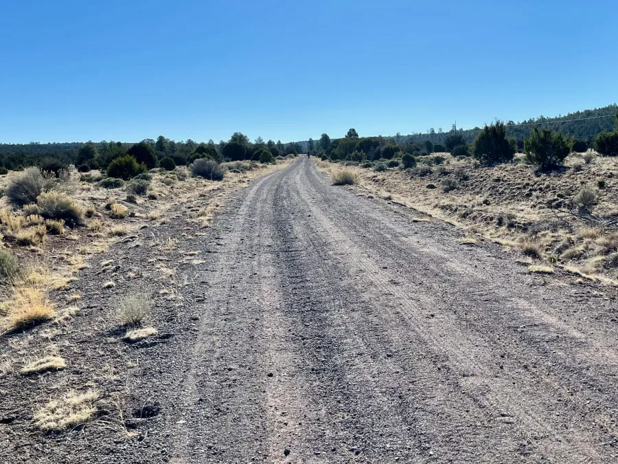 A gravel road