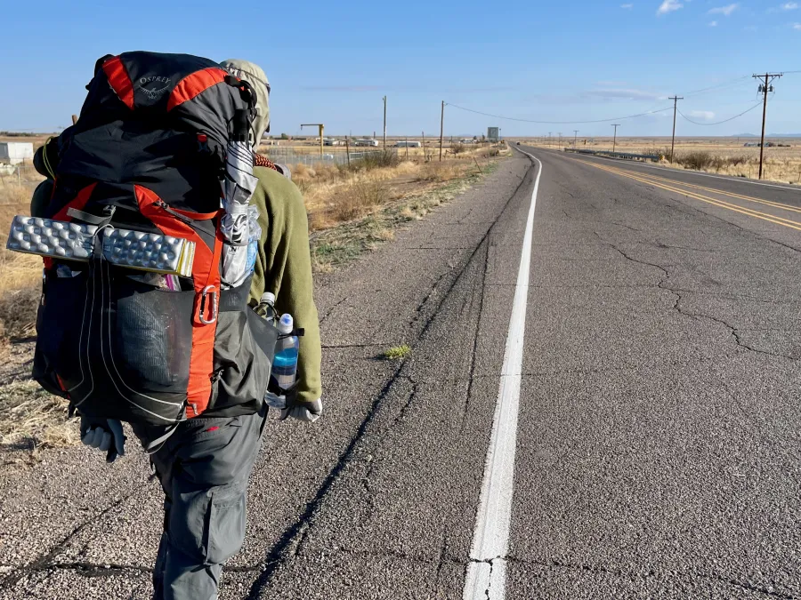 Walking north out of Lordsburg