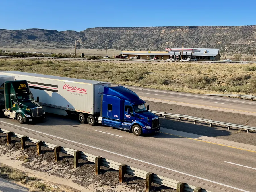 NM 117 crosses Interstate 40