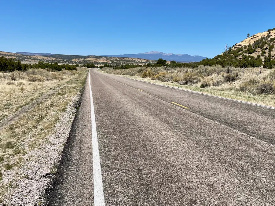 An open stretch of NM 117