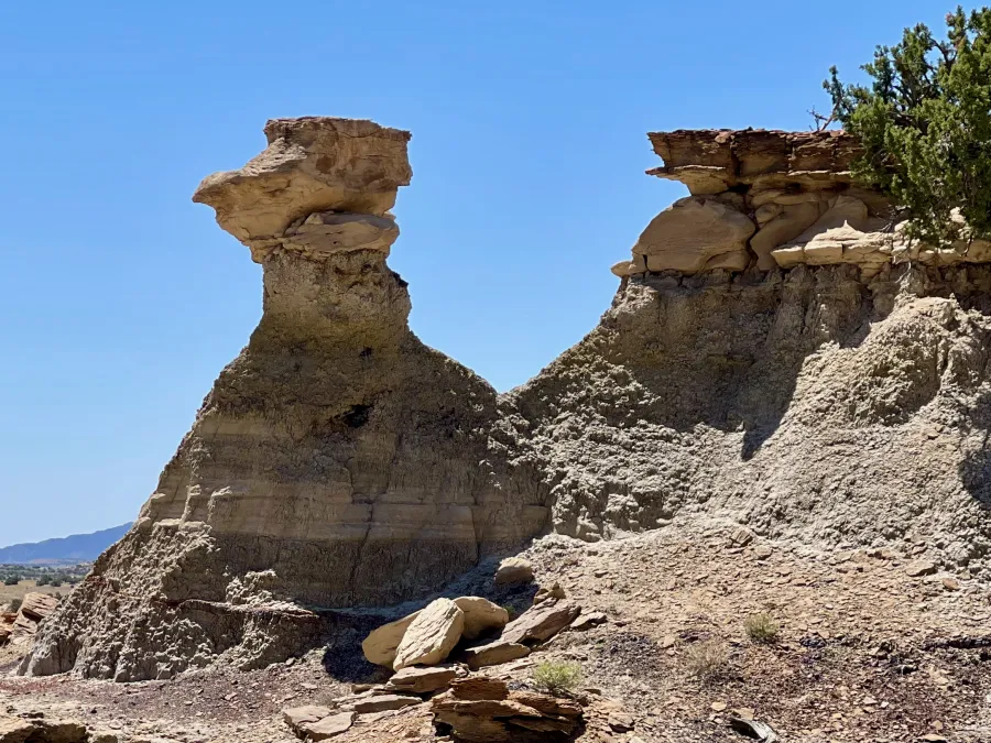 An oddly-shaped hoodoo