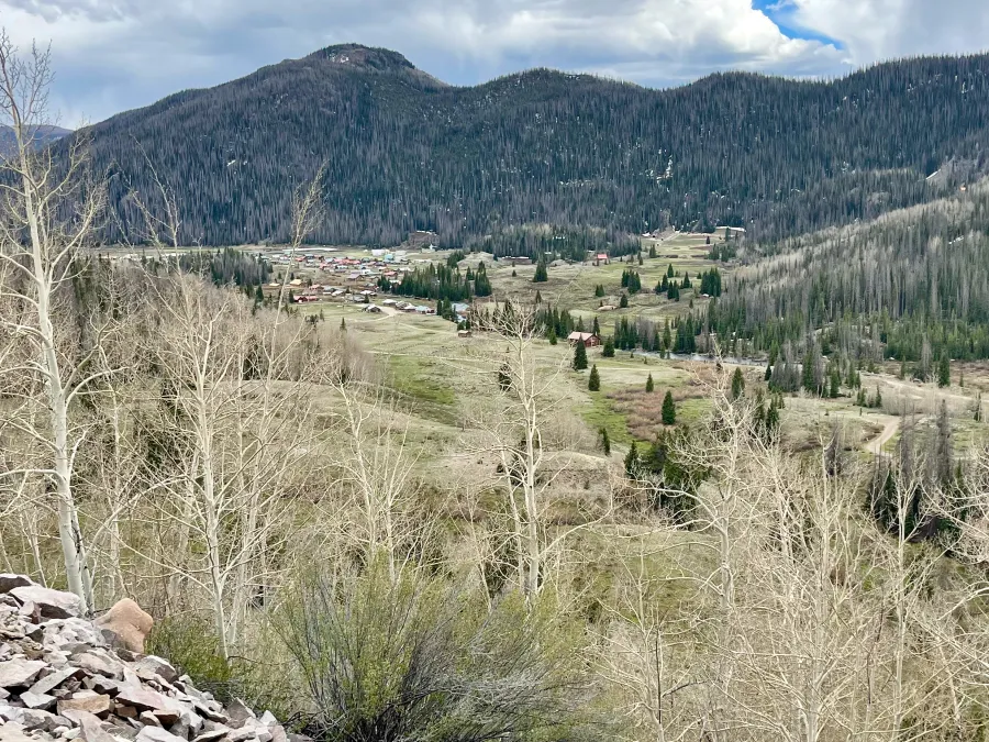 Looking back toward Platoro