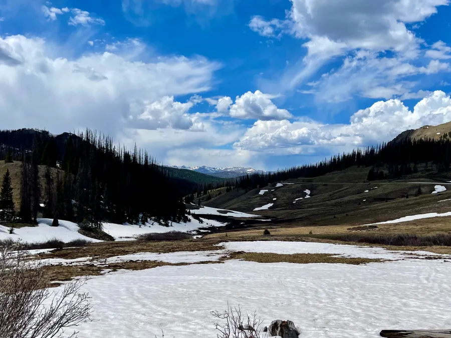 Leaving Elwood Pass