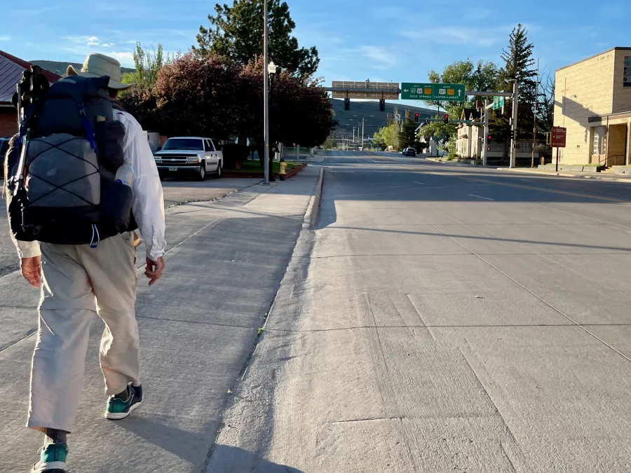 Walking through Rawlins