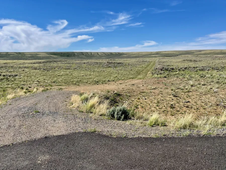 A dirt road where the CDT goes