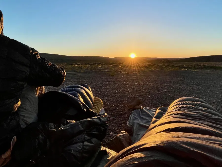 Sunrise from Teton Reservoir
