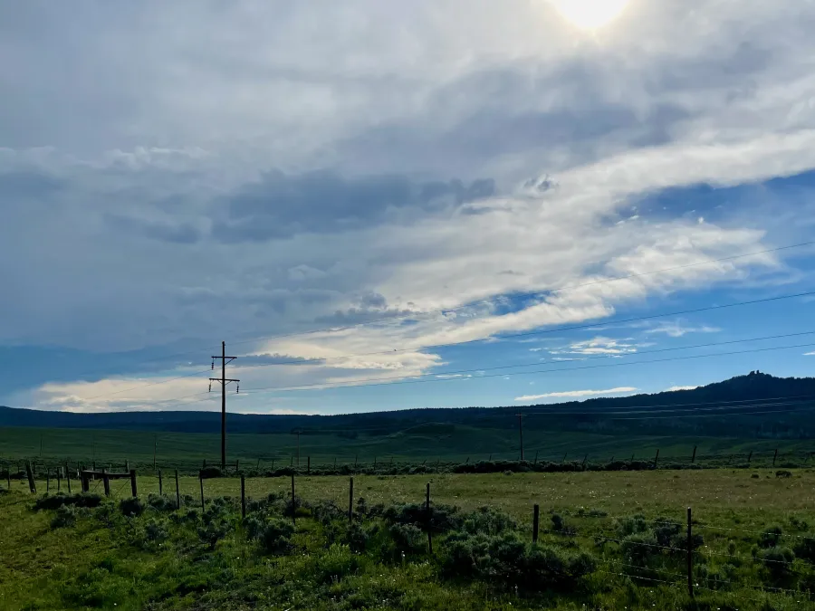 The storm front stops