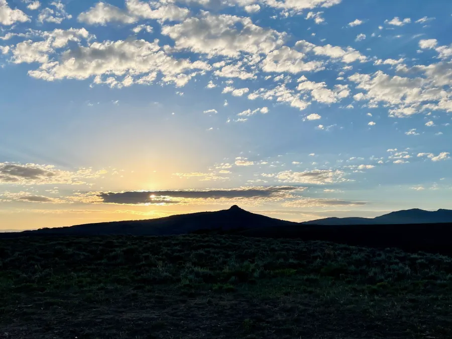 Sunrise over Spicer Peak