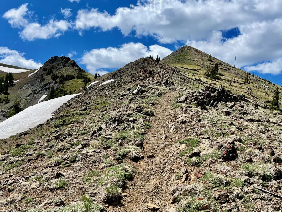 A climb on a ridge