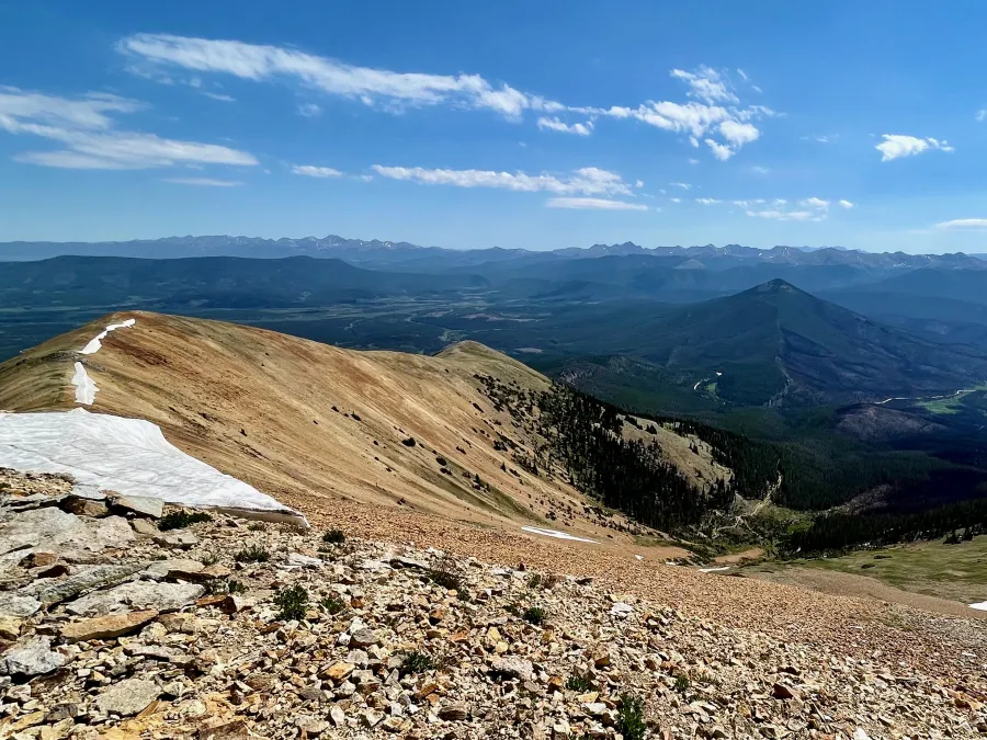 Looking east from Parkview Mountain