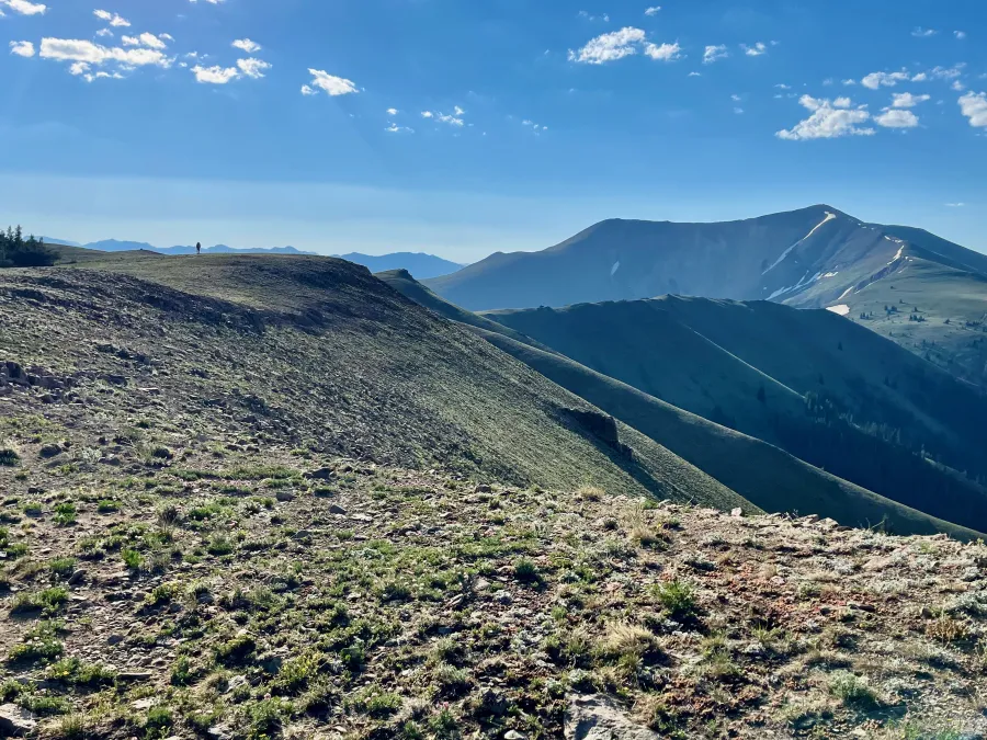 A view of the ridge leading to Parkview Mountain
