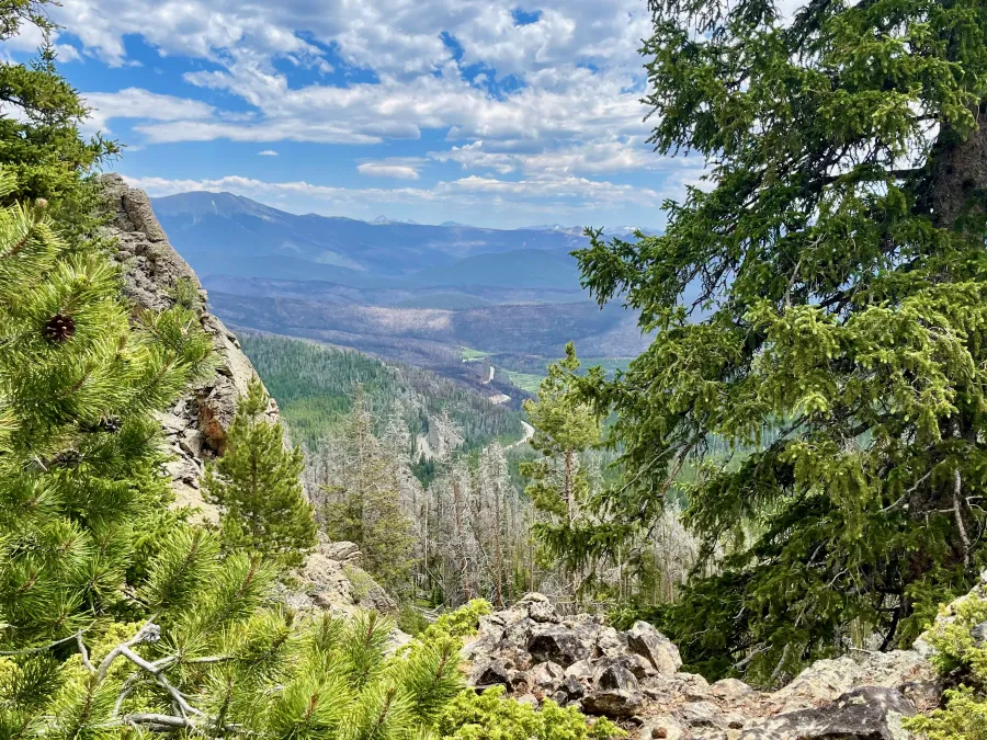 A view of Colorado Highway 125