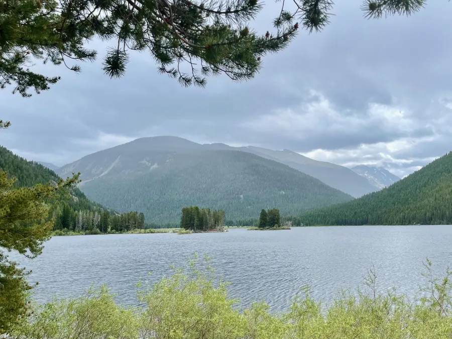 Dark clouds over Monarch Lake