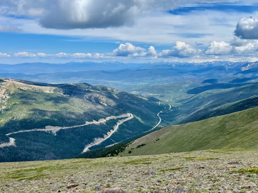 A view of U.S. Highway 40 near Berthoud Pass