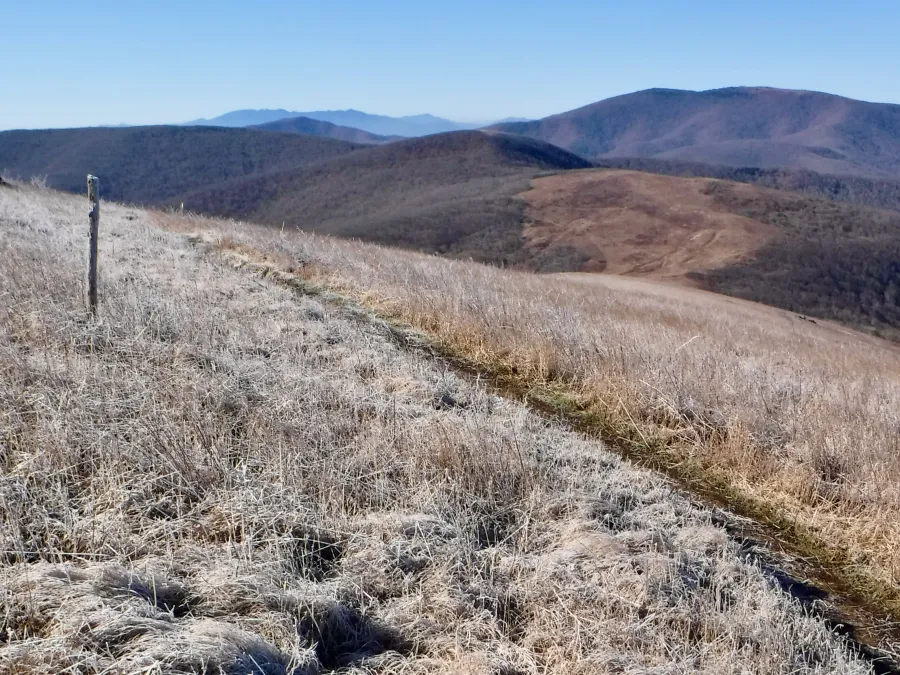 The view back to Little Hump from Big Hump