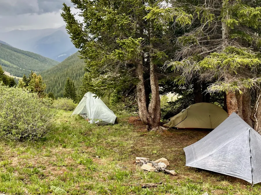 Campsite in Herman Gulch