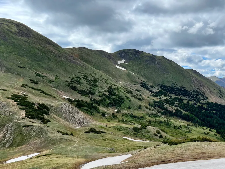 A long view across the ridge