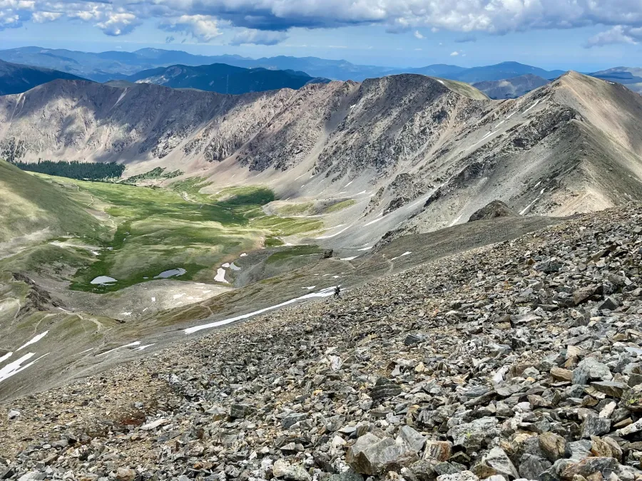 OldTimer is climbing to the top of Grays Peak