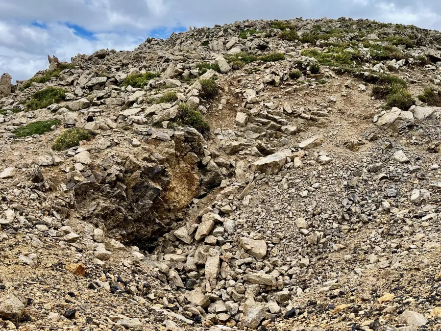 A mine pit