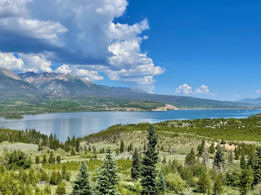 A view of Dillon Reservoir