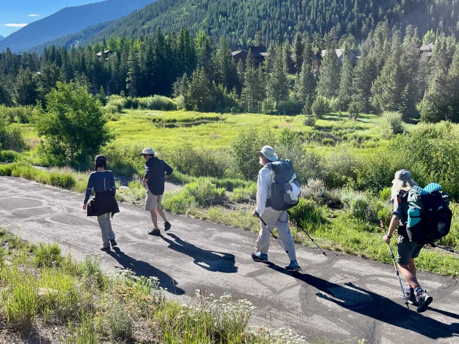 Leaving Keystone with Jane, Carter, Top O', and OldTimer