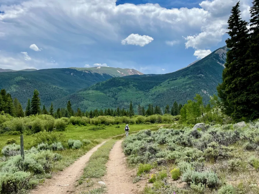 Leaving Twin Lakes
