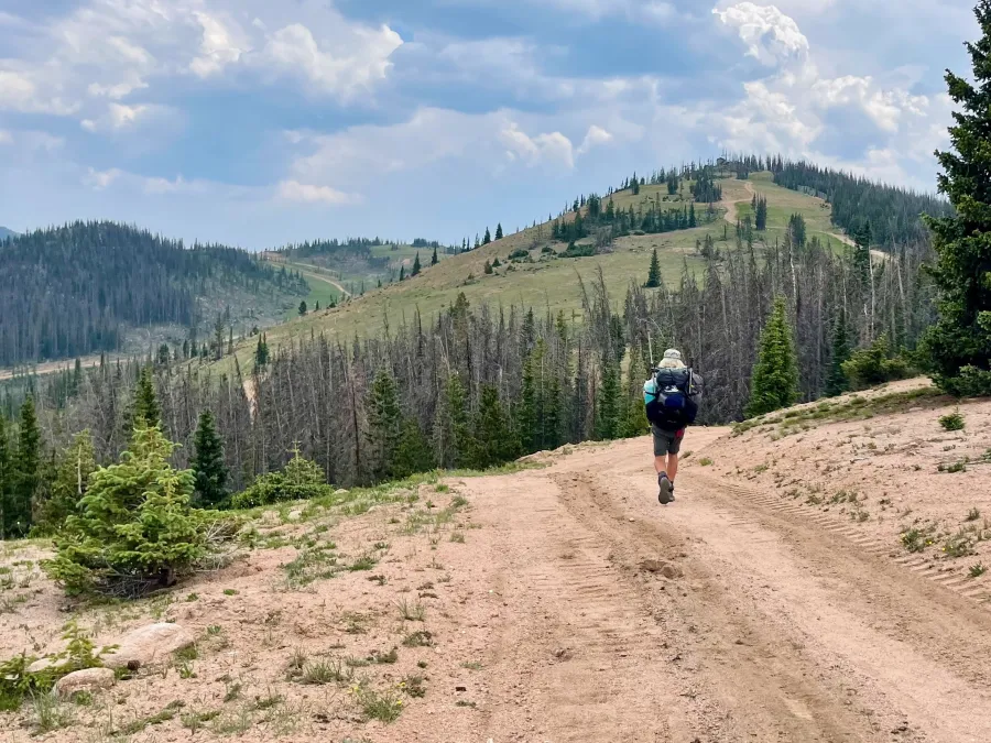 Approaching Monarch Mountain