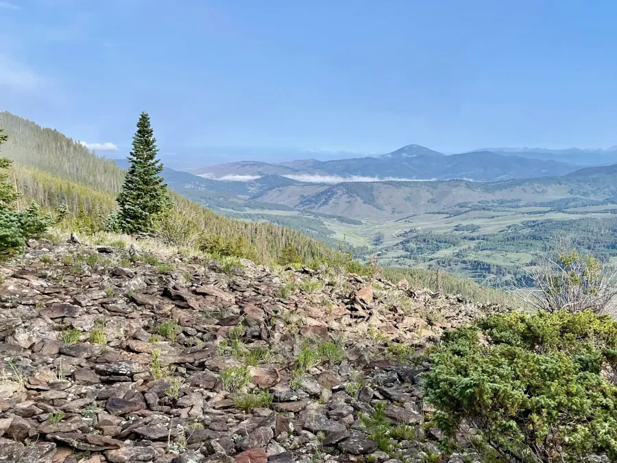 A long view from near Windy Peak