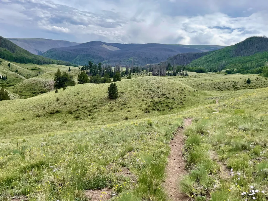 Approaching Eddiesville Trailhead