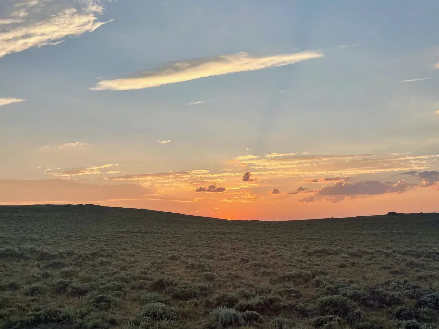 Sunset in Wyoming