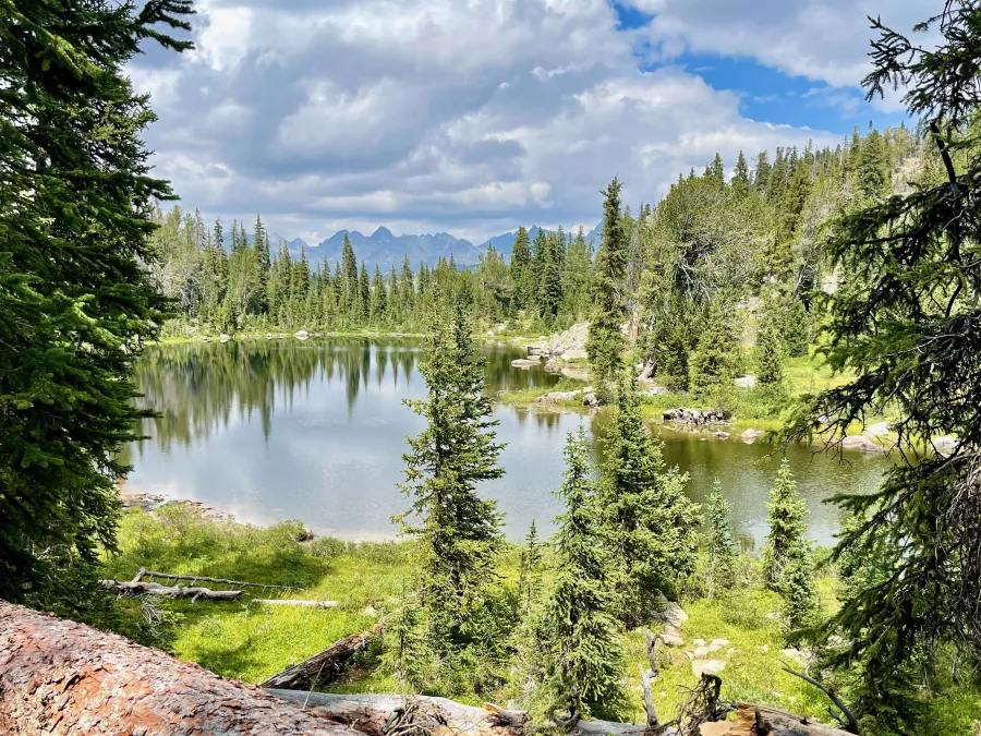 A view from Barbara Lake