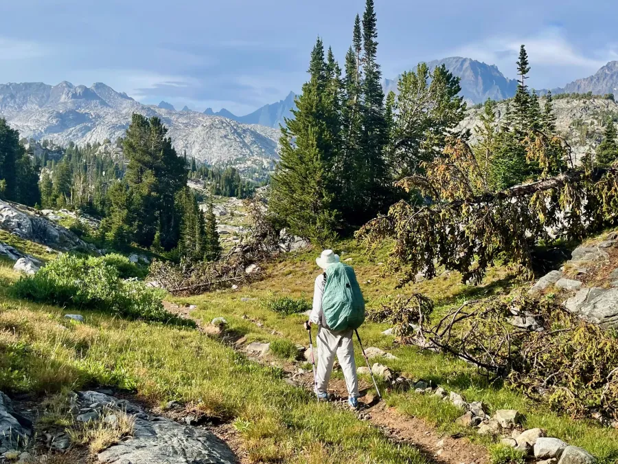Top O' walks down the trail